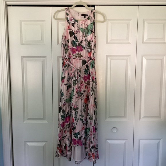 💖⭐️Host Pick⭐️💖Banana Republic Pink Botanical Print Maxi Dress Size 2 - Picture 3 of 8